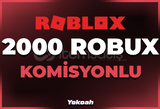☀️ (2858) - 2000 Robux - Komisyon Bizden ☀️