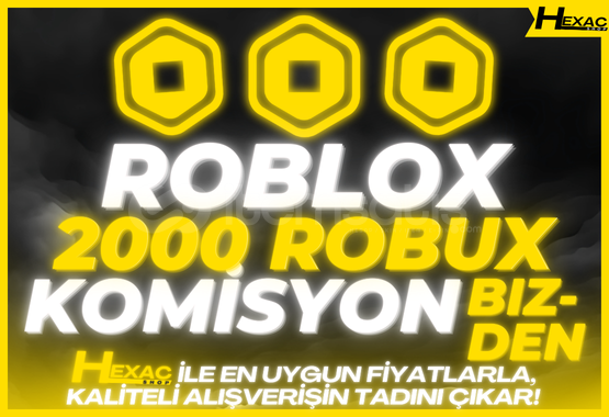 ⭐️(2858) 2000 ROBUX |✅KOMİSYON ÖDENİYOR! ⭐️(2858) 2000 ROBUX |✅KOMİSYON ÖDENİYOR!