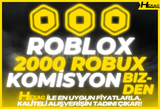 ⭐️(2858) 2000 ROBUX |✅KOMİSYON ÖDENİYOR!