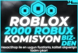 ⭐️(2858) 2000 ROBUX |✅KOMİSYON ÖDENİYOR