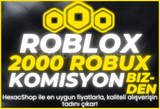 ⭐️(2858) 2000 ROBUX |✅KOMİSYON ÖDENİYOR