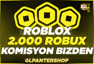 ⭐(2858) 2.000 Robux - KOMİSYON ÖDENİYOR⭐