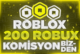 (286) 200 Robux Komisyon Bizden