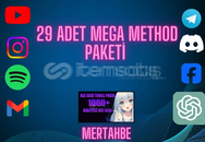 & 29 ADET MEGA METHOD HERŞEY VAR &