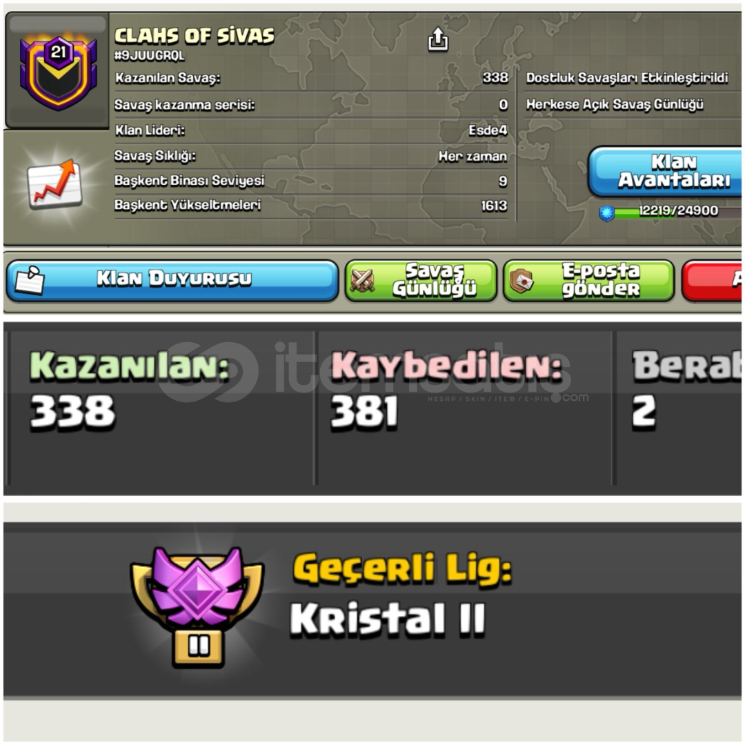 21 LEVEL⚡️SİVASLILARA ÖZEL KLAN | HARİKA KLAN 21 LEVEL⚡️SİVASLILARA ÖZEL KLAN | HARİKA KLAN