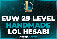 ⭐[MAİLLİ] 29 Seviye Handmade EUW Hesap!⭐