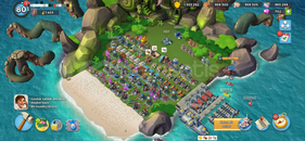  2900 Guc tozu 80 Level BoomBeach Hesabi