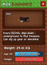 29.41 KG Mole - Grow a Garden