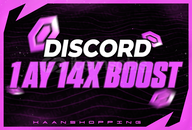 ⭐2DK'da 1 Aylık Discord 14x Boost (BOTSUZ)⭐