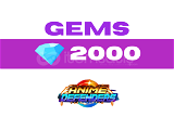 ⭐ 2K Gems ⭐️Anime Defenders (AD)