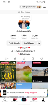 2K HESAP CANLI YAYIN ACIK