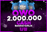 2M Owo Cash ( BANSIZ +OTOMATİK TESLİMAT )