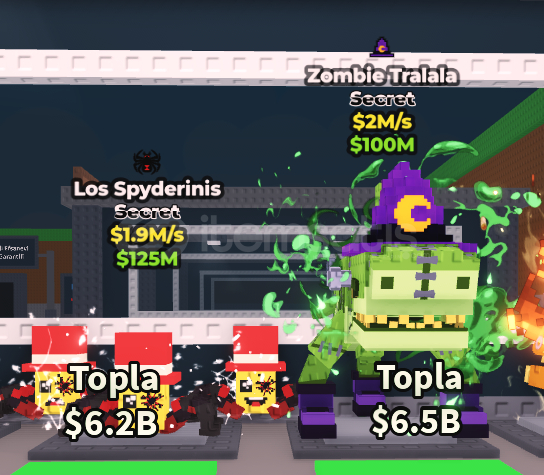 ⭐2M/s Zombie Tralala/ 1.9M/s Los Spyderinis ⭐ ⭐2M/s Zombie Tralala/ 1.9M/s Los Spyderinis ⭐