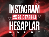⭐| 2x 2013 Tarihli İnstagram Hesapları