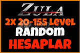 2X ADET 20-155 LEVEL ARASI ZULA RANDOM