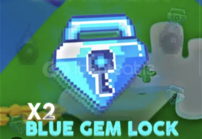 2x Blue Gem Lock (UCUZ) 2x Blue Gem Lock (UCUZ)