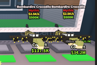 2X Bombardiro Crocodilo