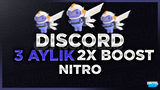 ⭐2x BOOST 3 AYLIK BOOSTLU NİTRO / ANLIK