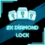 2X DIAMOND LOCK GROWTOPIA
