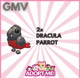 2X DRACULA PARROT 