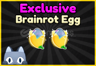2x Exclusive Brainrot Egg Pet Simulator 99