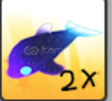 2X Glormy Dolphin Adopt Me