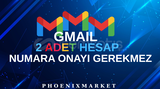  2X GMAİL - YÜKSEK KALİTE - HIZLI TESLİMAT