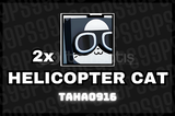 ⭐2x HUGE HELICOPTER CAT⭐PS99