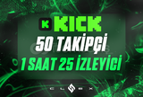 ✨2X | Kick CANLI YAYIN Paketi 1 | ETKİLİ✨