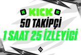 ✨2X | Kick CANLI YAYIN Paketi 1 | ETKİLİ✨