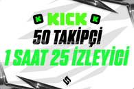 ✨2X | Kick CANLI YAYIN Paketi 1 | ETKİLİ✨