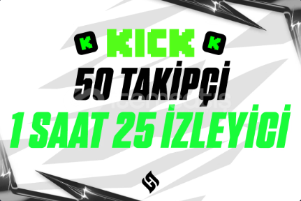 ✨2X | Kick CANLI YAYIN Paketi 1 | ETKİLİ✨ ✨2X | Kick CANLI YAYIN Paketi 1 | ETKİLİ✨
