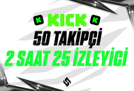 ✨2X | Kick CANLI YAYIN Paketi 2 | ETKİLİ✨