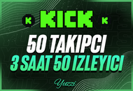 ⭐2X | Kick CANLI YAYIN Paketi 5 | ETKİLİ⭐