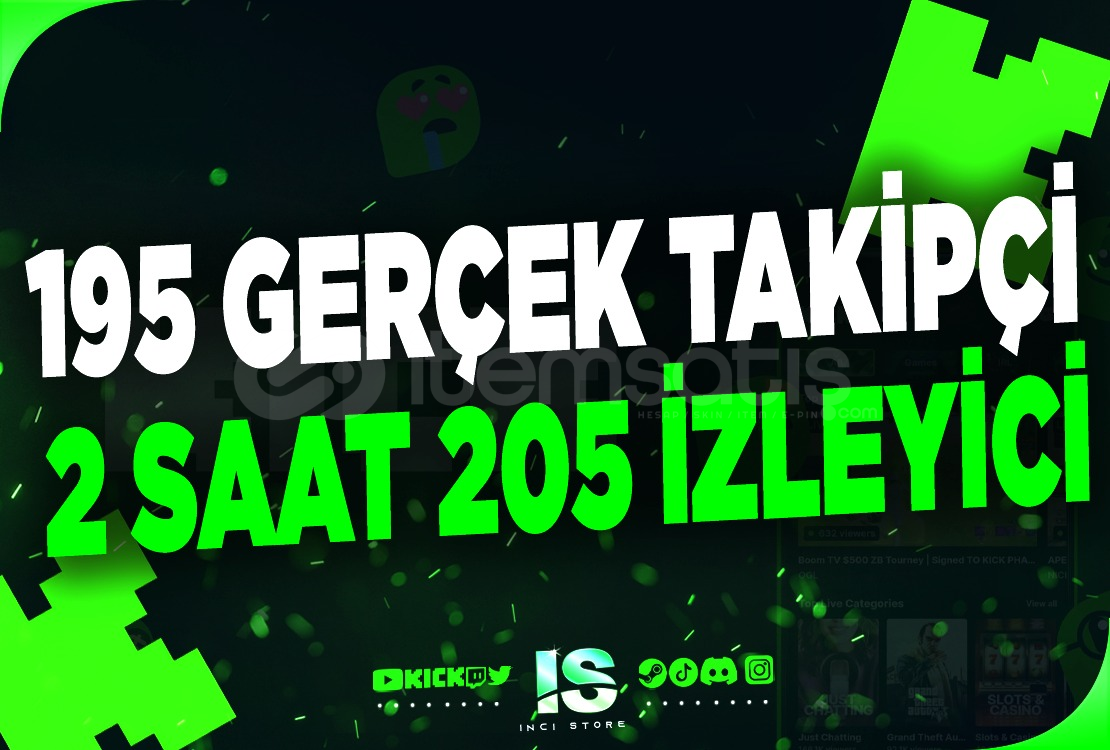 ⭐2X | KİCK CANLI YAYIN PAKETİ TREND 5⭐ ⭐2X | KİCK CANLI YAYIN PAKETİ TREND 5⭐
