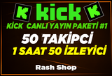 ⭐[2X] KİCK ÖZEL CANLI YAYIN PAKETİ ⭐