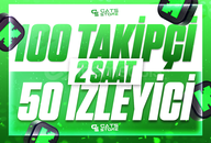⚡[2X] KİCK YAYINCI KEŞFET PAKETİ | NO #1⚡