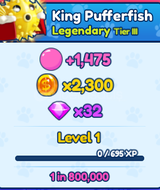 2x King Pufferfish Bgsi (En Ucuzu)