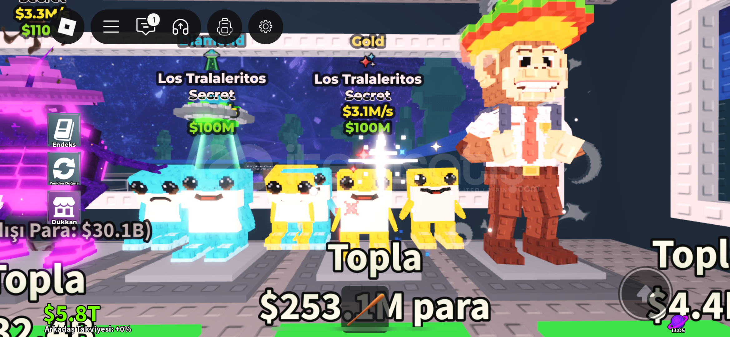 2x las tralalitas gold ve diamond  2x las tralalitas gold ve diamond