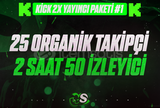 ⭐2X [LÜKS]⭐ KİCK⚡YAYINCI PAKETİ⚡#1