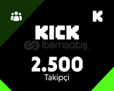 ⭐Kick [GARANTİLİ] 2500 Gerçek Takipçi⭐