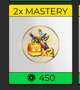 2X MASTERY Blox Fruit