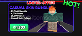 ⭐Casual Skın Bundle | Anime Vanguard⭐