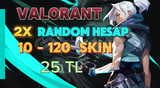 2X RANDOM HESAP 10 - 120