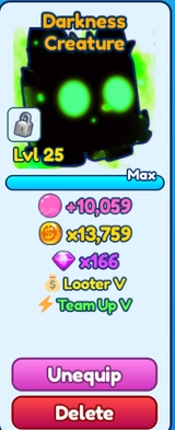 2x Shiny Darkness Creature TEAM UP V !! [BGSI] 