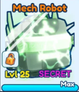 2X shiny Mech Robot Bubble Gum Simulator