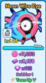  2x Shiny Neon Wire Eye (yeni pet)
