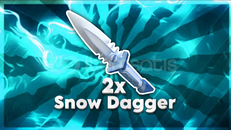 2x Snow Dagger