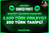 ⭐2X SPOTİFY SANATÇI PAKETİ⭐