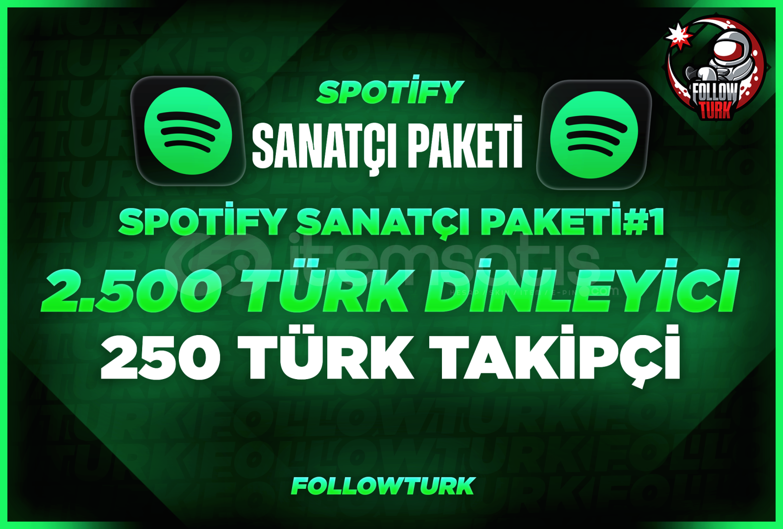 ⭐2X SPOTİFY SANATÇI PAKETİ⭐ ⭐2X SPOTİFY SANATÇI PAKETİ⭐